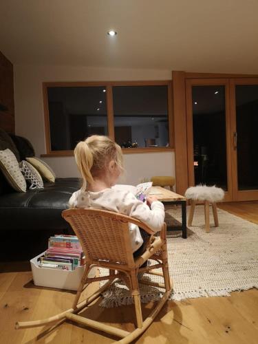 Posezení v ubytování Chalet Le Trient