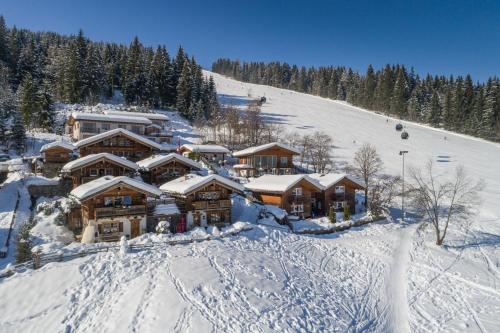 Almdorf Flachau - Luxus Hüttenurlaub durante el invierno
