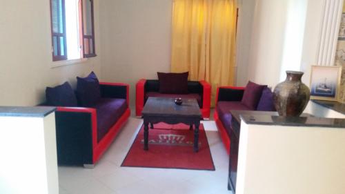 Zona d'estar a Blue Waves apartment