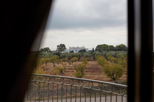 a view of a building from a window at Casa Bellavista in Torre Canne