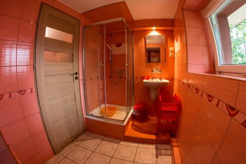 A bathroom at Willa Danuta