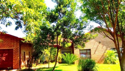 Jardín al aire libre en Ankuweni Guest house