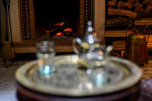 Nápoje v ubytování Dar Sami, Riad Bab Kasbah