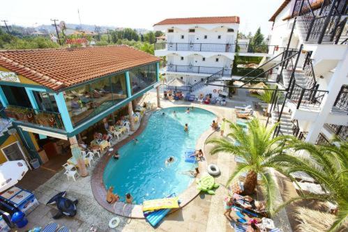 A view of the pool at Hanioti Grand Victoria or nearby