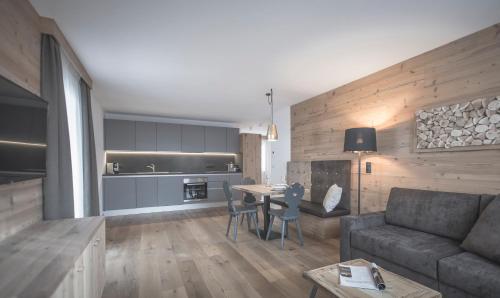 Η κουζίνα ή μικρή κουζίνα στο Ahrner Wirt Apartments