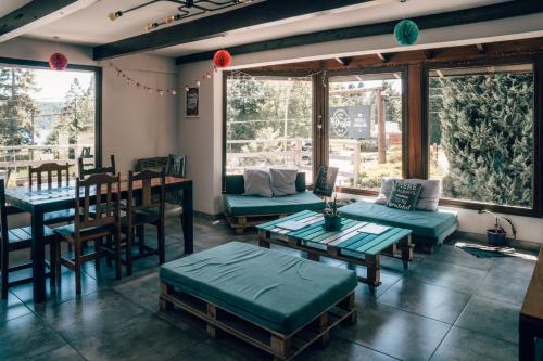 Χώρος καθιστικού στο Bonita Lake House - Hostel & Bungalows