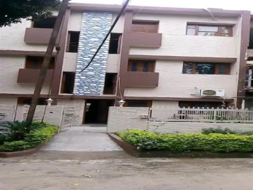 a apartment building with a solarium on the side of it at Best Homestay,Centrally located,Chandigarh,160018 in Chandīgarh