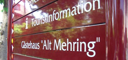 a sign on a building that saysennisitisitisitisitis art machine at Gästehaus Alt Mehring in Mehring