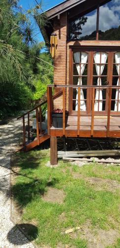 Zahrada ubytování Cabañas Sol de Abril