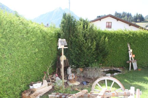 Un jardín fuera de Haus-Ruitelspitzblick