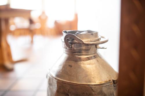 a close up of an old water hydrant at Meisser Lodge in Guarda