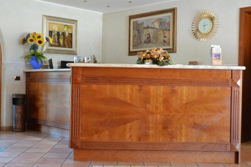 
The lobby or reception area at Hotel Villa Luigi
