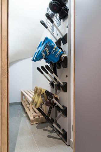 Das Fitnesscenter und/oder die Fitnesseinrichtungen in der Unterkunft Chalet Caprice