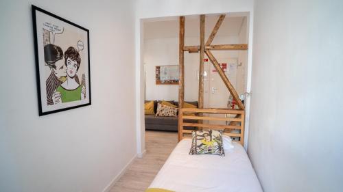 Postel nebo postele na pokoji v ubytování São Lázaro Lisbon Apartments
