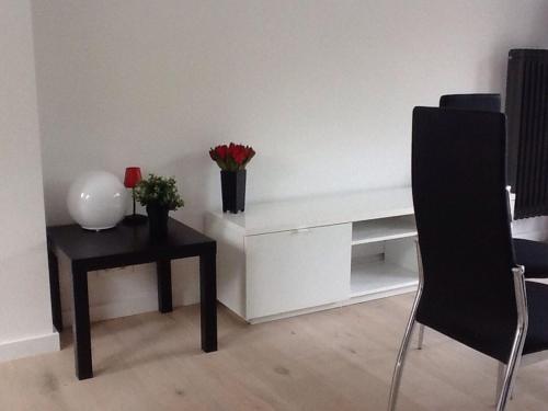 Posezení v ubytování Akker duplex