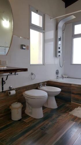 Ένα μπάνιο στο Apart y Suite Portal del Luz