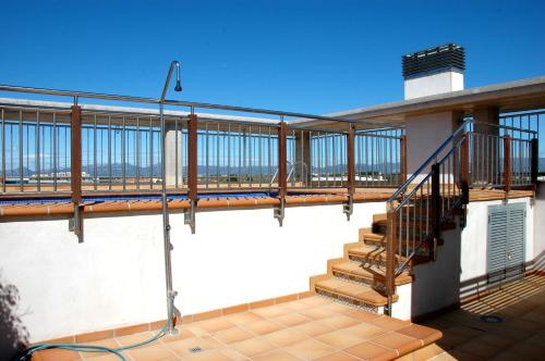 Balkón nebo terasa v ubytování Apartamentos las Palmas VII Family only