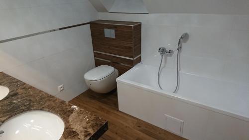 Koupelna v ubytování MiniResort VITA NUOVA