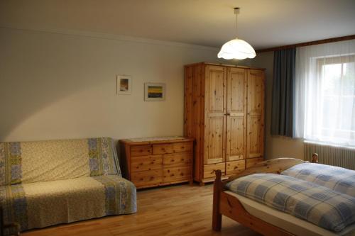Posteľ alebo postele v izbe v ubytovaní Biohof Besenbäck