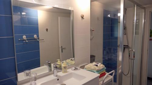 Koupelna v ubytování Villa pecheur