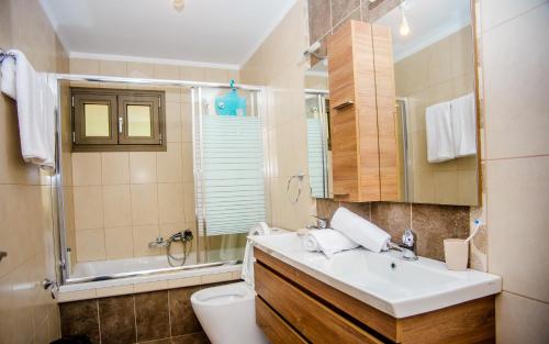 Bilik mandi di La Casa di Athena