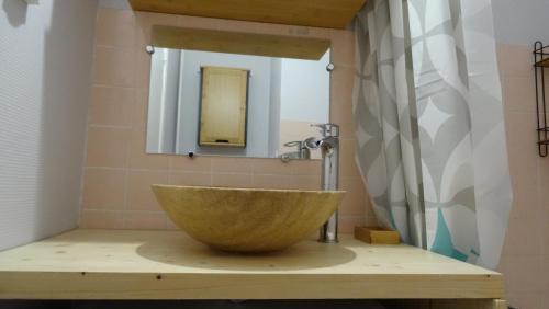 Ванная комната в Studio moderne avec jolie vue