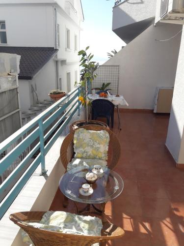 Balkon ili terasa u objektu Meni's family apartament