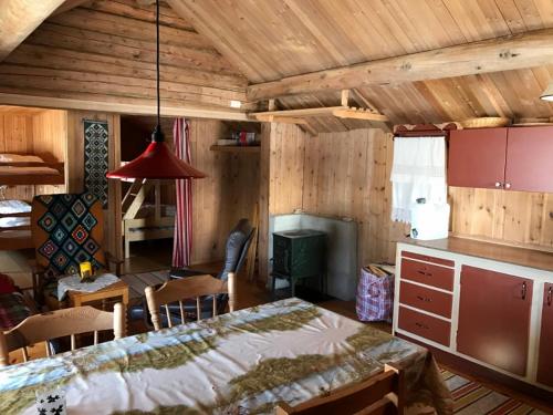 TV a/nebo společenská místnost v ubytování Båtstø Camping