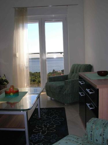 Χώρος καθιστικού στο Apartments Sanmar