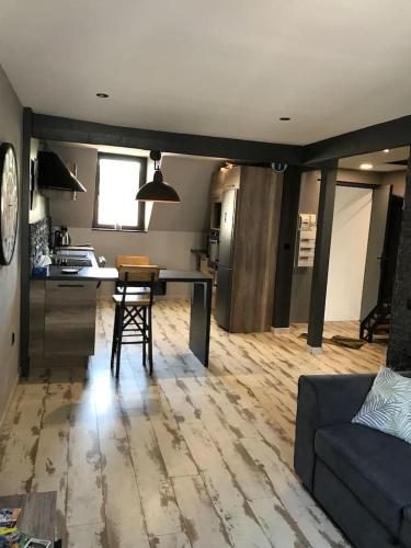 Televisyen dan/atau pusat hiburan di Appartement Wimereux