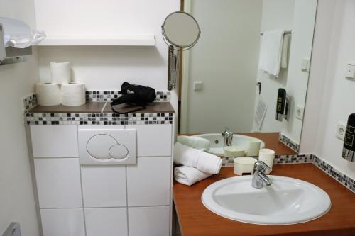 Bathroom sa Hotel Frederikspark