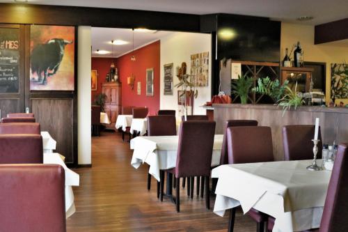 En restaurant eller et andet spisested på Hotel Frederikspark