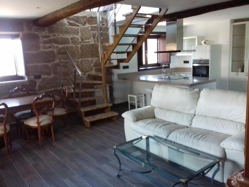 Η κουζίνα ή μικρή κουζίνα στο Casa Tras Do Rio