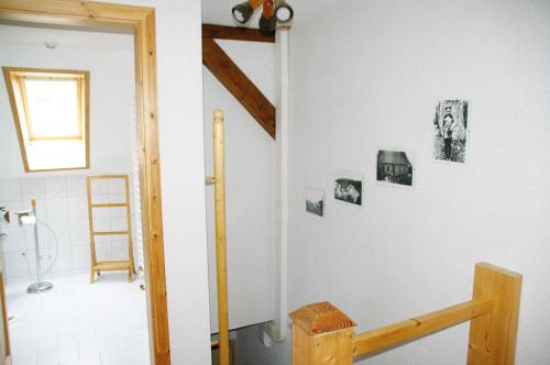 Koupelna v ubytování Forsthaus Stagnieß