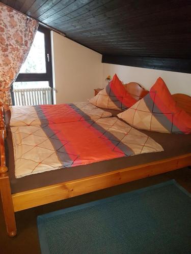 Postel nebo postele na pokoji v ubytování Ferienhaus Ammermann
