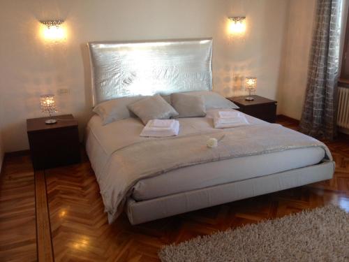 Llit o llits en una habitació de Villa Beatrice