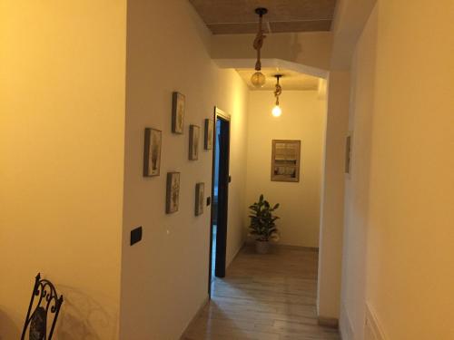 a hallway with a hallway leading into a room at Dely B&B in Arquata Scrivia