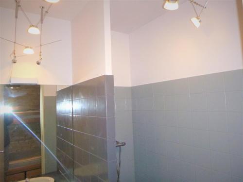 une salle de bain avec douche et toilettes dans l'établissement L'esprit chalet by SODA, à Luchon