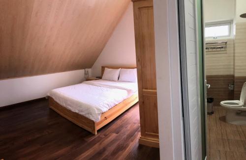 Koupelna v ubytování Spring Hotel