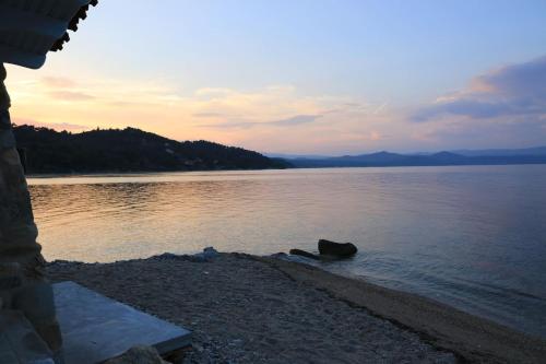 a view of a large body of water at Villas Agapitos in Ayios Nikolaos Sithonia