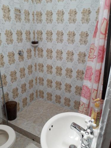 Koupelna v ubytování Finca la Miradita