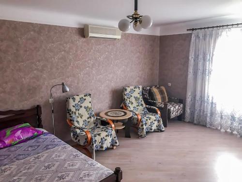 Гостиная зона в Apartment On Moskovskaya 27