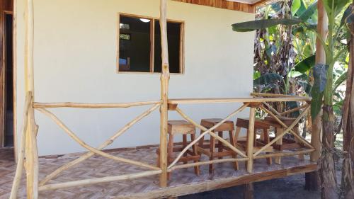 Balkón nebo terasa v ubytování El Gecko Hotel & Tours