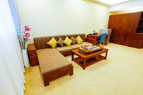 Гостиная зона в Diamond Pearl Hotel