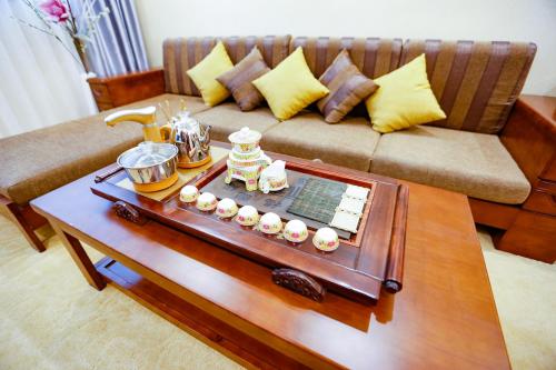 Гостиная зона в Diamond Pearl Hotel