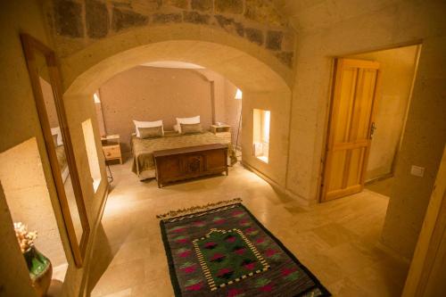 Kistar Cave Hotelにあるベッド