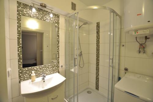 Kúpeľňa v ubytovaní Apartament pod Jasną Górą