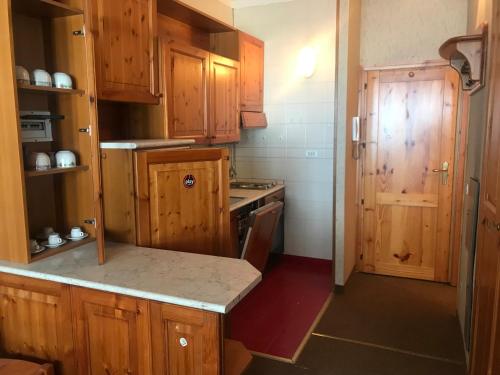 Kuchyň nebo kuchyňský kout v ubytování House Cervinia Apartments