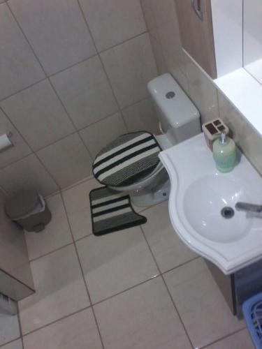 Koupelna v ubytování Casa Praia Barra da Lagoa