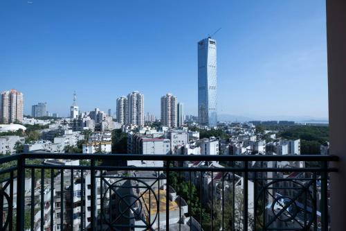 ホテルから撮影された、または一般的な深セン市の景色